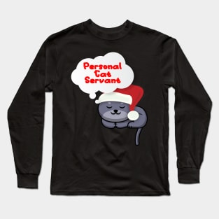 Funny Cute Lazy Cat Long Sleeve T-Shirt